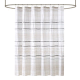 Nea 100% Cotton Printed Shower Curtain with Trims