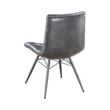 Dittnar Casual Tufted Dining Chairs Charcoal (Set of 4)