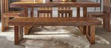 Paloma Country Rustic Rectangle Bench