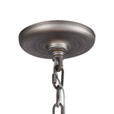 Bradington 23'' Wide 6-Light Chandelier - Weathered Zinc