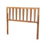 Duncan Modern and Contemporary Ash Walnut Finished Wood King Size Headboard