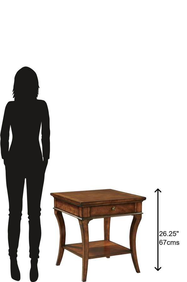 Hekman Furniture European Legacy Square End Table 11104