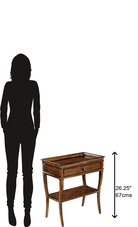 Hekman Furniture European Legacy Rectangular Lamp Table 11109