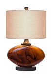 2-Light Mahogany Bronze Compass Sconce