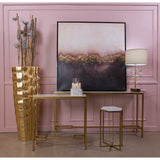 Equus Console Table - Tall Gold Leaf