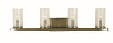 4-Light Polished Nickel Compass Sconce