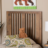 Harena Modern and Contemporary Transitional Ash Walnut Finished Wood Twin Size Headboard