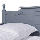 Mara Cottage Farmhouse Grey Finished Wood Full Size Daybed with Roll-out Trundle Bed