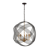 Concentric 26'' Wide 7-Light Chandelier - Oil Rubbed Bronze