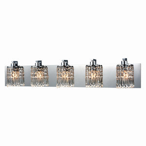 Optix 35'' Wide 5-Light Vanity Light - Polished Chrome