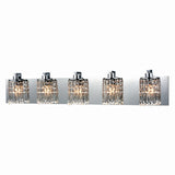 Optix 35'' Wide 5-Light Vanity Light - Polished Chrome