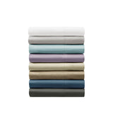 800 Thread Count Casual 55% Cotton 45% Polyester Sateen 7pcs Sheet Set in White