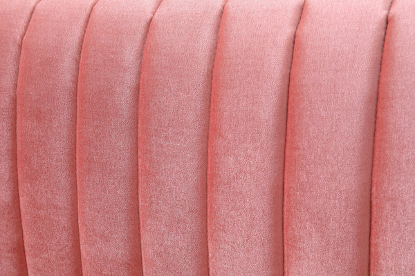 VIG Furniture Divani Casa - Rachel Modern Pink Velvet Left Facing Sectional Sofa VG2T1128-PNK