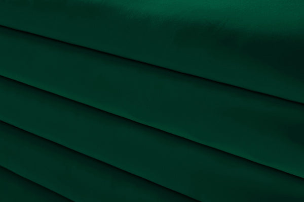 Lorenzo Velvet / Engineered Wood / Foam Contemporary Green Velvet Ottoman - 32.5" W x 32.5" D x 17" H