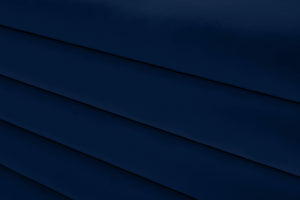 Lorenzo Velvet / Engineered Wood / Foam Contemporary Navy Velvet Ottoman - 32.5" W x 32.5" D x 17" H