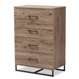 Daxton Modern and Contemporary Rustic Oak Finished Wood Storage Chest