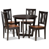 Elodia Modern and Contemporary Transitional 5-Piece Dining Set