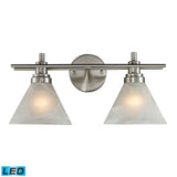 Pemberton 18'' Wide 2-Light Vanity Light - Brushed Nickel