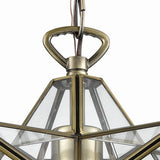 Moravian Star 12'' Wide 1-Light Mini Pendant - Antique Brass