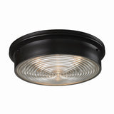 Chadwick 15'' Wide 3-Light Flush Mount - Oiled Bronze