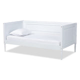 Daniella Modern and Contemporary White Finished Wood Daybed