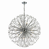 Starburst 36'' Wide 19-Light Chandelier - Polished Chrome