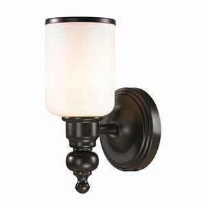 Bristol Way 10'' High 1-Light Sconce - Oil Rubbed Bronze