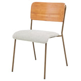 Leshia Fabric Bamboo Side Chair, (Set of 2)