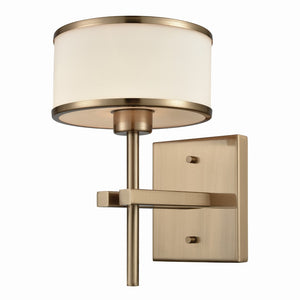 Utica 10'' High 1-Light Sconce - Satin Brass