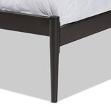 Dora Modern and Contemporary Industrial Black Finished Metal Queen Size Platform Bed