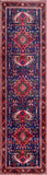 Pasargad Vintage Azerbaijan Blue Wool Area Rug 045608-PASARGAD