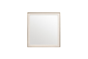 VIG Furniture Nova Domus Cartier - Modern Beige Shagreen Brushed Brass Mirror VGVC-J-A002-MR