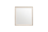 Nova Domus Cartier - Modern Beige Shagreen Brushed Brass Mirror