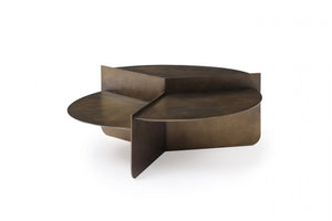 VIG Furniture Modrest Kyuss - Modern Antique Brass Coffee Table VGVC-CT2153 VGVC-CT2153