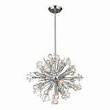 Starburst 20'' Wide 15-Light Chandelier - Polished Chrome