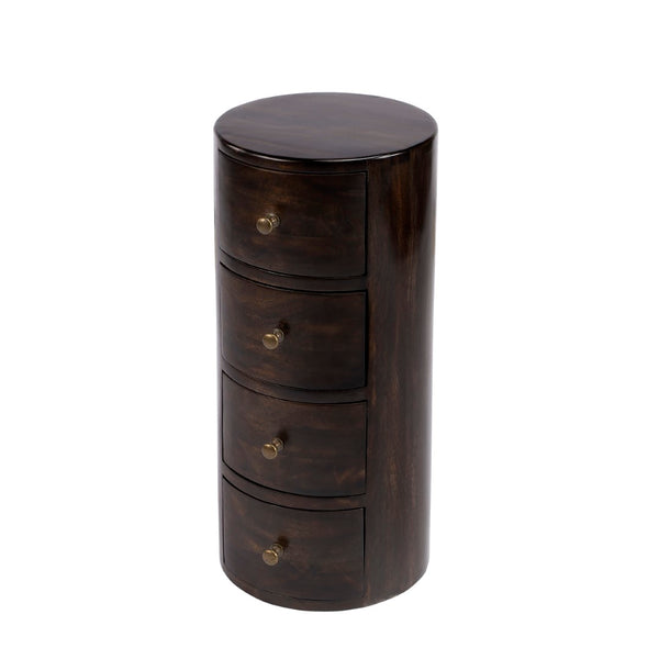 Butler Specialty Liam Dark Brown Wood End Table with Storage 1176117