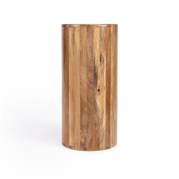 Butler Specialty Liam Light Brown Wood End Table with Storage 1176312