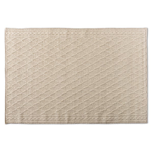 Baxton Studio Madibah Modern and Contemporary Ivory Handwoven Wool Area Rug