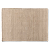 Aral Modern and Contemporary Beige Handwoven Wool Area Rug