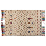 Cremono Modern and Contemporary Multi-Colored Hand-Tufted Wool Area Rug