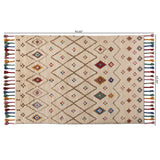 Cremono Modern and Contemporary Multi-Colored Hand-Tufted Wool Area Rug