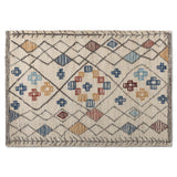 Baxton Studio Triton Modern and Contemporary Multi-Colored Hand-Tufted Wool Area Rug