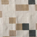 Barbon Modern and Contemporary Ivory and Grey Handwoven PET Yarn Indoor and Outdoor Area Rug