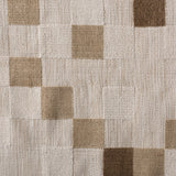 Barbon Modern and Contemporary Ivory and Beige Handwoven PET Yarn Indoor and Outdoor Area Rug