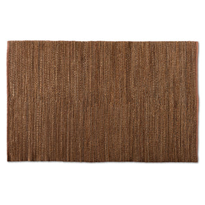 Baxton Studio Zaguri Modern and Contemporary Natural Handwoven Leather Blend Area Rug