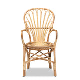 Baxton Studio Sheraton Modern and Contemporary Natural Finished Rattan Dining Chair