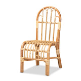 Athena Modern and Contemporary Natural Finished Rattan Dining Chair