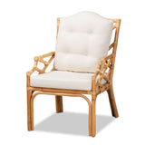 Sonia Modern and Contemporary Natural Finished Rattan