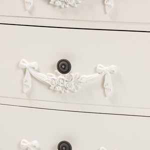 Baxton Studio Callen Classic and Traditional White Finished Wood 3-Drawer Nightstand