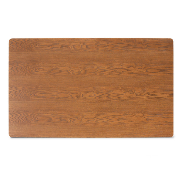 Baxton Studio Alvis Mid-Century Modern Emerald Green Velvet Upholstered and Walnut Brown Finished Wood 5-Piece Dining Nook Set